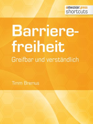 cover image of Barrierefreiheit--greifbar und verständlich